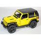 KiNSMART - Jeep Wrangler Rubicon Off Road 4x4 5 inch 1:34 Scale Die Cast Model Replica Toy Car (Blue Hardtop)