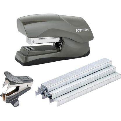 Bostitch Office Heavy Duty Stapler, 40 Sheet Capacity, No Jam, Half Strip, Fits into the Palm of Your Hand, For Classroom, Office or Desk, Black