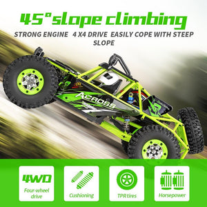 Buy now WLtoys RC Cars 1/12 Scale 2.4G 4WD High Speed Electric All Terrain Off-Road Rock Crawler Climbing Buggy RTR for Kids and Adults at indiglob india