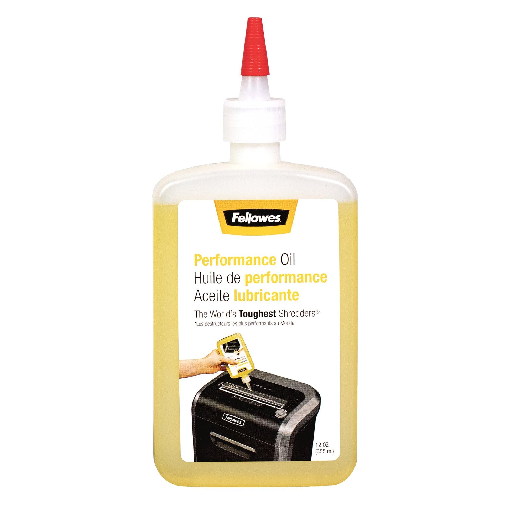 Buy now Fellowes Powershred Performance Shredder Oil, 12 oz. Extended Nozzle Bottle (35250) at indiglob india
