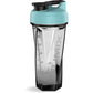 HELIMIX 2.0 Vortex Blender Shaker Bottle Holds upto 28oz | No Blending Ball or Whisk | USA Made | Portable Pre Workout Whey Protein Drink Shaker Cup | Mixes Cocktails Smoothies Shakes | Top Rack Safe
