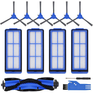 Buy now Replacement Parts for Eufy 11S Max, Accessories Kit for 15C Max, 30C Max, G30, G30 Edge, G30 Hybrid Robotic Vacuum Cleaner, Includes 4 Filters, 6 Side Brushes, 1 Roller Brush, Not Fit for 11S at indiglob india