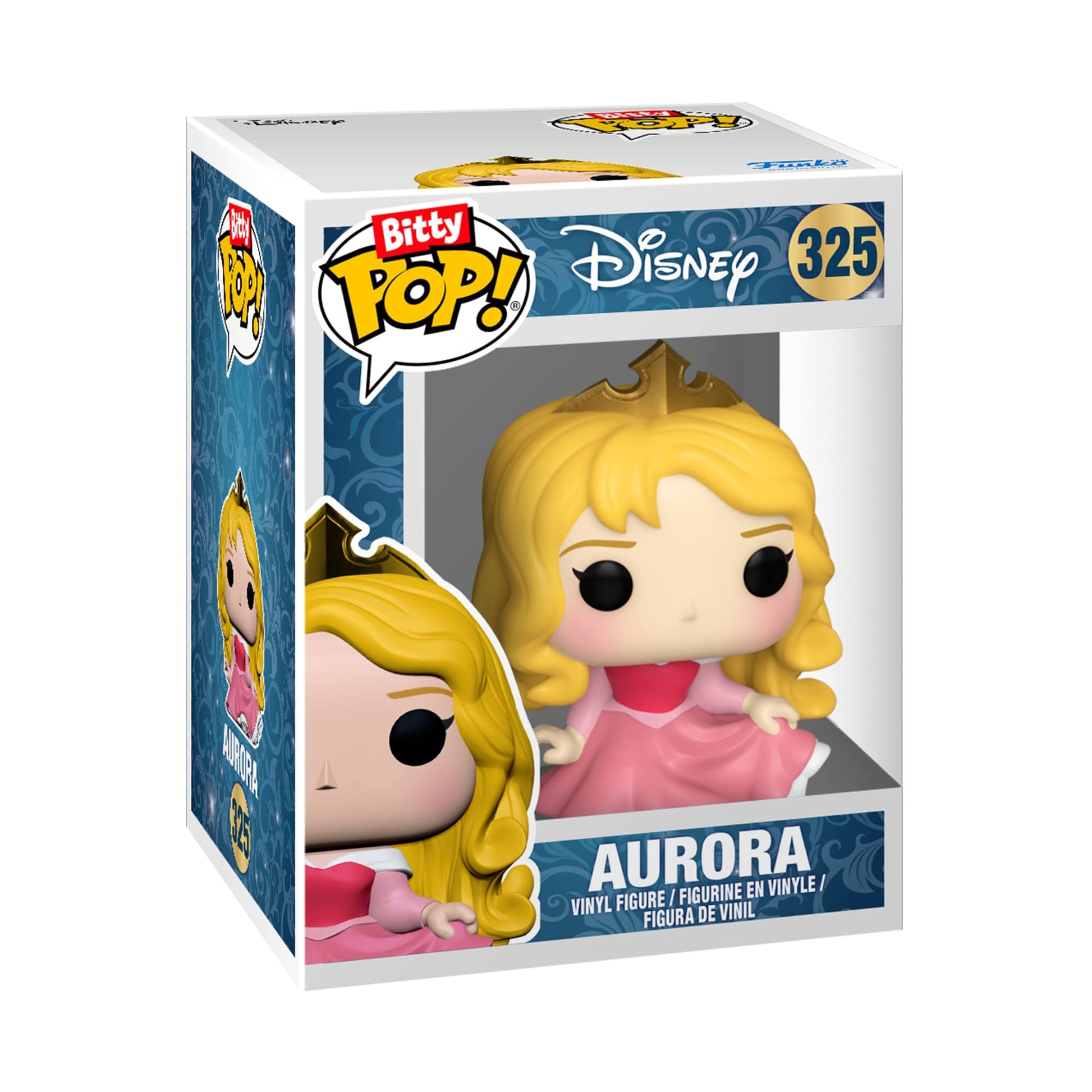 Buy now Funko Bitty Pop Disney Princesses - Cinderella, Snow White, Aurora and A Surprise Mystery Mini Figure - 0.9 Inch (2.2 Cm) Collectable - Stackable Display Shelf Included - Gift Idea at indiglob india