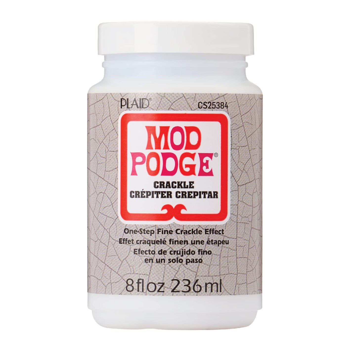 Buy now Mod Podge One-Step Crackle Medium, 8 fl oz Premium Acrylic Craft Sealer, Perfect for Easy to Apply DIY Arts and Crafts, CS25384 at indiglob india