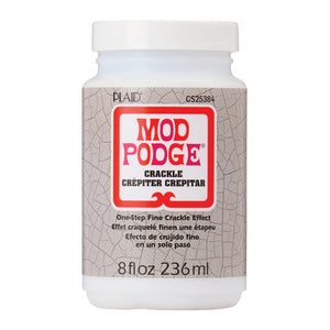 Buy now Mod Podge One-Step Crackle Medium, 8 fl oz Premium Acrylic Craft Sealer, Perfect for Easy to Apply DIY Arts and Crafts, CS25384 at indiglob india