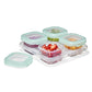 OXO Tot Baby Blocks Freezer Storage Containers Teal (4 Oz)