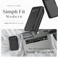 VRS DESIGN Simpli Fit Modern for Google Pixel Fold Case (2023), Premium Modern Slim Style Spring-Loaded Hinge Cover Case Compatible with Pixel Fold (Matte Black)