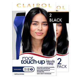 Clairol Permanent Root Touch-Up, 003 Black [pack of 2] ,1 ea