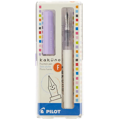 PILOT Kakuno Fountain Pen, Clear Barrel, Medium Nib (10822)