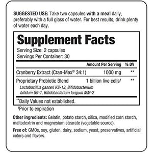 Kyolic Kyo-Dophilus Cran Probiotic, Urinary Tract and Bladder Health