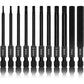 NEIKO 01148A Hex Allen Power Bit Set, 11-Piece Metric Sizes 1.5mm to 8mm | Magnetic Head Bits 3 Quick Release Shanks Premium S2 Steel Compatible with Drills and Impact Drivers