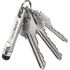 KeySmart NanoStylus – Mini Keyring Stylus Ergonomic, Portable and Precise Keychain Stylus Pen for Touch Screens - Silver