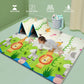 UANLAUO Foldable Baby Play Mat, Extra Large Waterproof Activity Playmats for Babies,Toddlers, Infants, Play & Tummy Time, Foam Baby Mat for Floor with Travel Bag (Cloud(71x59x0.4inch))