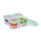 OXO Tot Baby Blocks Freezer Storage Containers Teal (4 Oz)