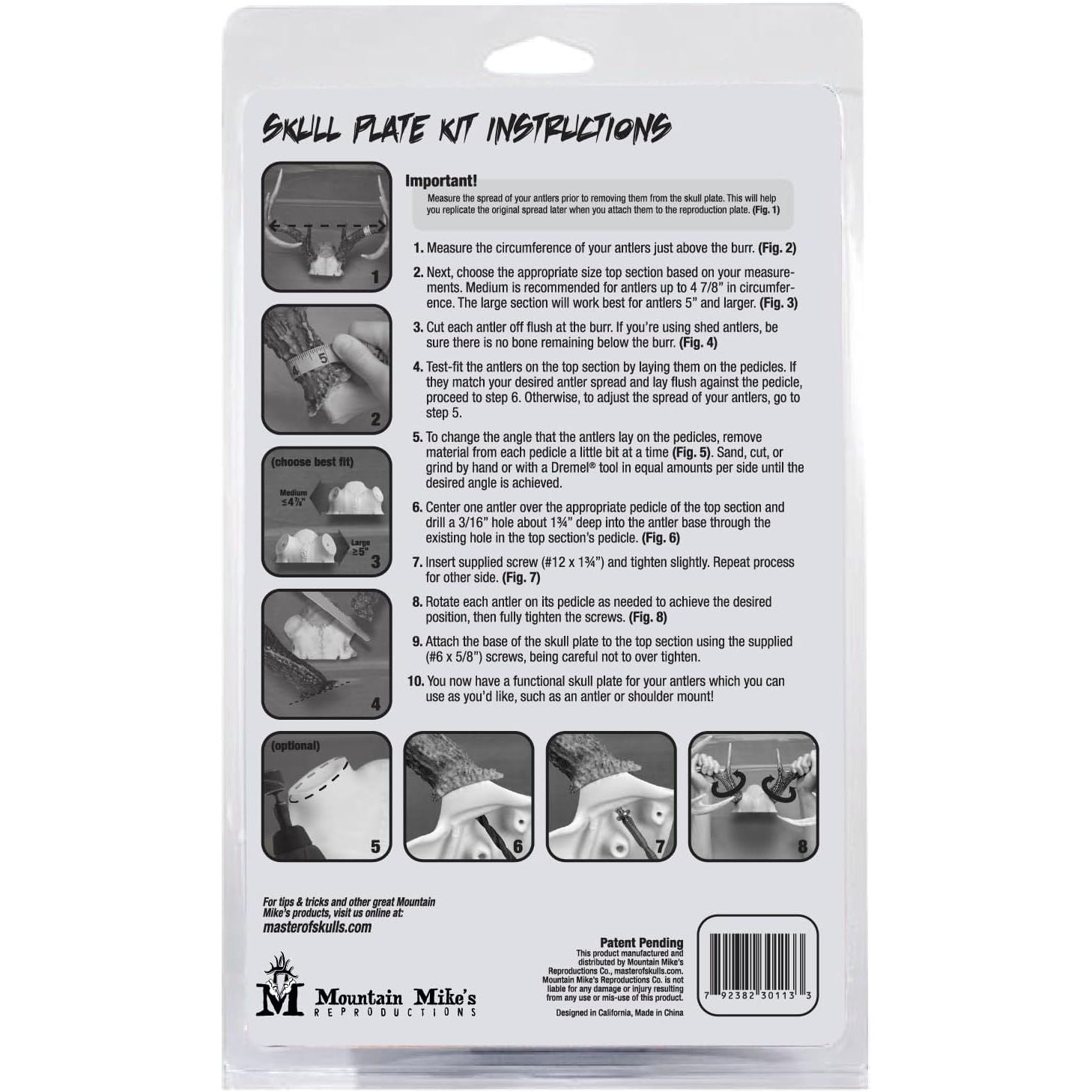 Buy now Mountain Mike's Reproductions Shed Spreader Antler Mounting Kit at indiglob india