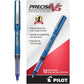 Pilot Precise V5 Rollerball Pens, Extra Fine Point 0.5 mm Blue Pens, Blue, Pack of 12 - Ideal for School, Journaling & Office Writing