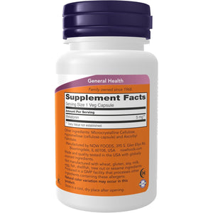 NOW Foods Supplements, Melatonin 5 mg, Free Radical Scavenger*, Healthy Sleep Cycle*, 60 Veg Capsules