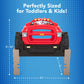 Buy now Simplay3 Monster Truck Headboard, Twin Size Plastic Car Bed Headboard for Kids, Toddlers and Boys with Toy Car Storage - Red, Made in USA at indiglob india