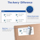 Avery Printable Shipping Labels with Sure Feed, 2" x 4" Customizable Stickers, White, 250 Blank Mailing Labels, Great for Mailing, Shipping, and More (5263)