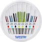 Buy now SINGER Tapestry Needles in Dial Compact, Assorted Sized Sewing Needles, Sizes 22, 24, 26, 28, Set of 24 at indiglob india
