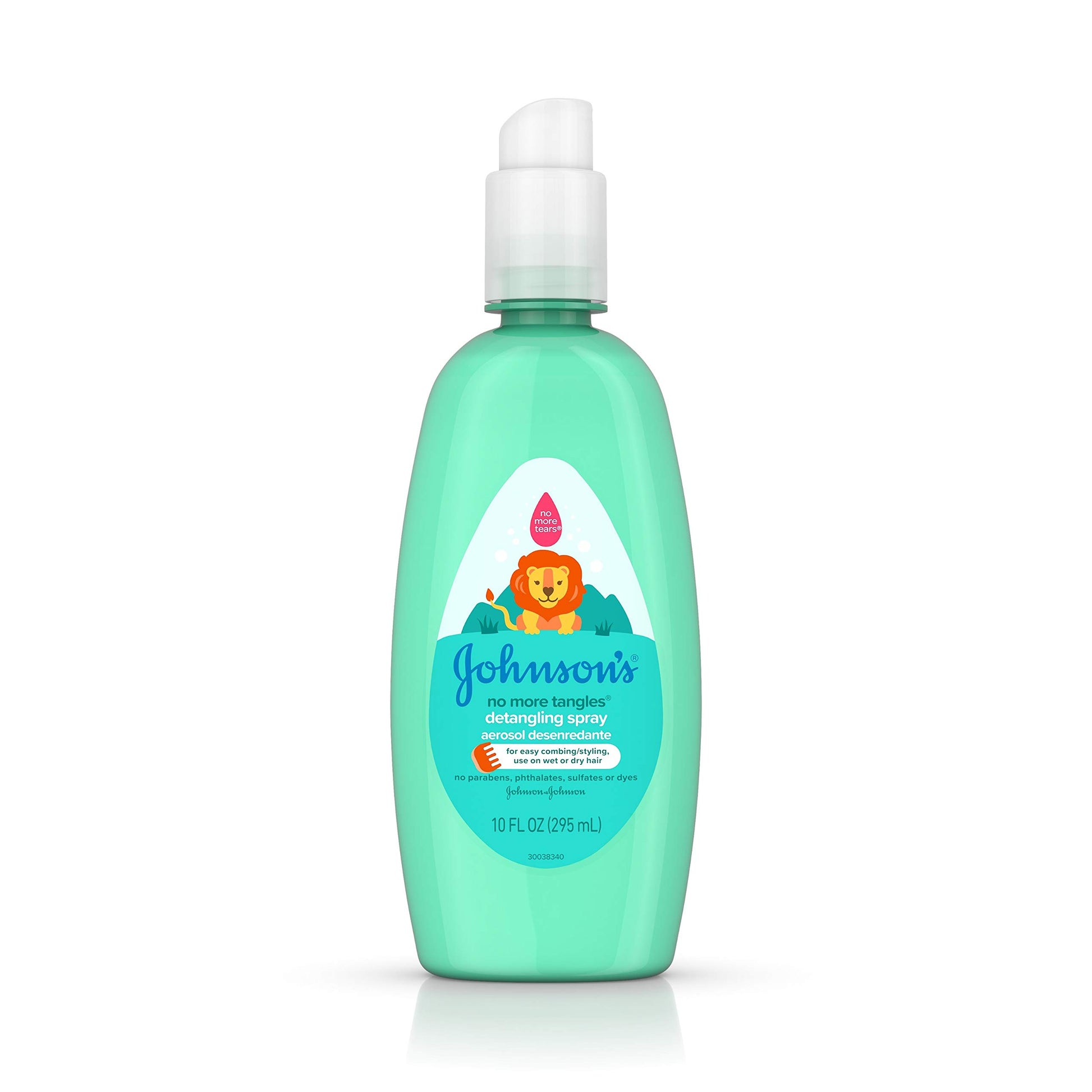 Buy now Johnson's No More Tangles Toddler & Kids Detangling Spray to Unlock Knots in Hair, Hypoallergenic & Paraben-Free, No More Tears Tear-Free Formula For Wet or Dry Hair, 10 fl. oz at indiglob india