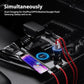 Car Charger for SuperVOOC 100W 80W for OnePlus 13 13R 12R 12 11 10t 10 Pro, 65W Warp Charger for OnePlus Nord N30 N100 Open Pad 9 Pro 8 7T 6T 6 LED Display Dual USB Car Charge Adapter 3.3FT Fast Cable