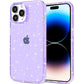 Compatible with iPhone 14 Pro Case, Bling Sparkle Soft TPU Anti-Scratch Shockproof Protective Phone Bumper, Women Girls Cute Slim Sparkly Phone Case for iPhone 14 Pro, Clear Glitter