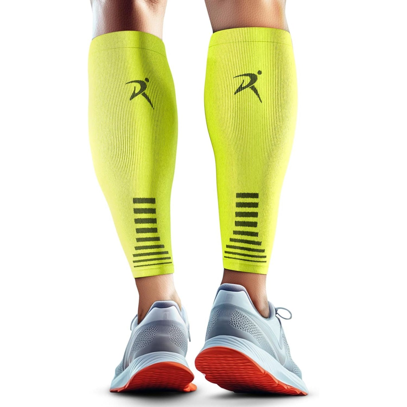 Rymora Calf Compression Sleeves Men Women - Leg Compression Sleeve Footless Socks - Shin Splint Relief Fitness Running