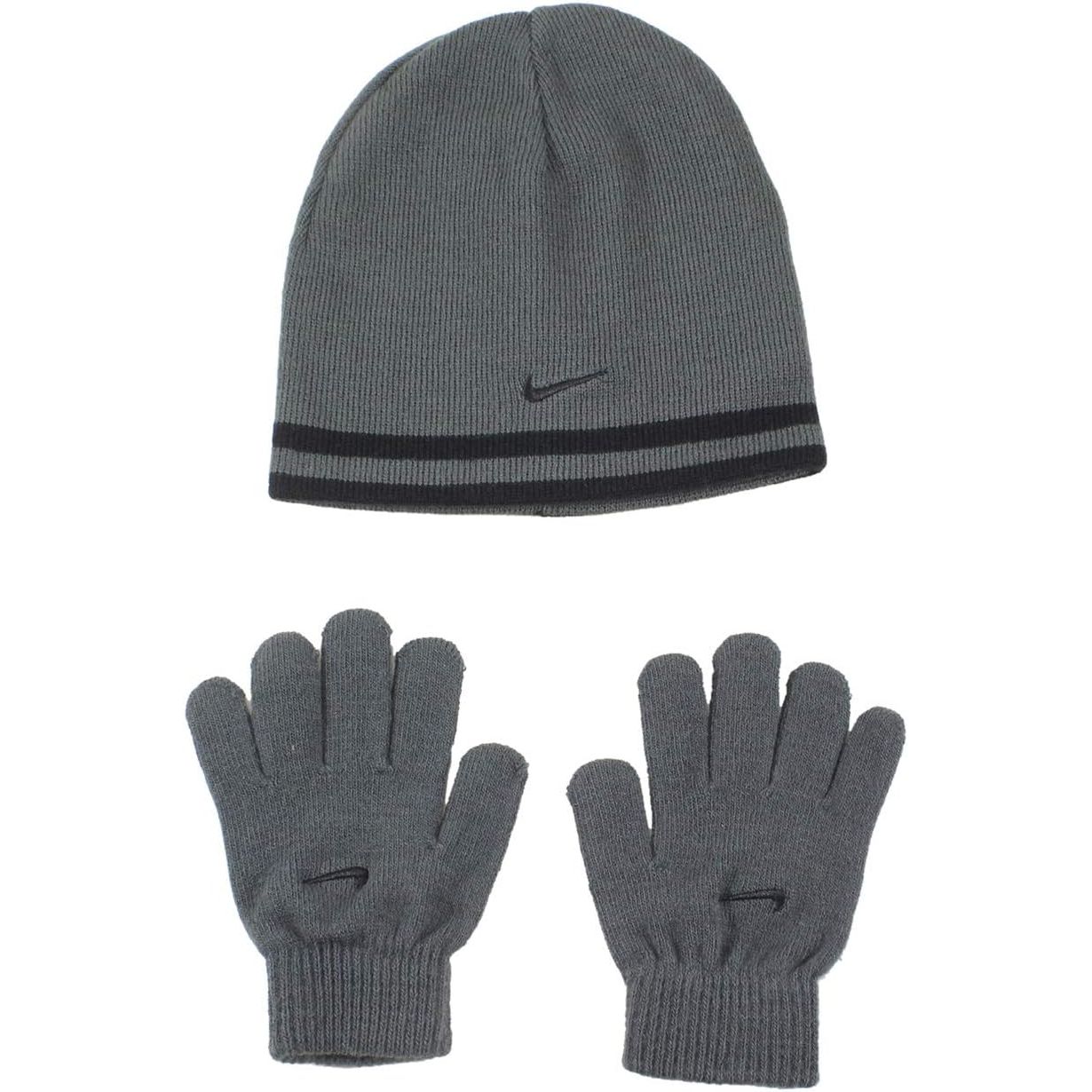 Nike Boys' Reversible Beanie and Glove Set