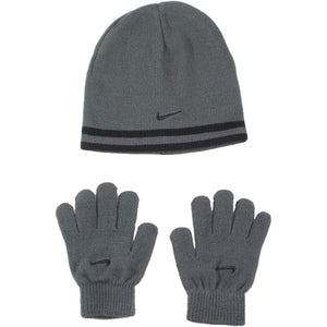 Nike Boys' Reversible Beanie and Glove Set
