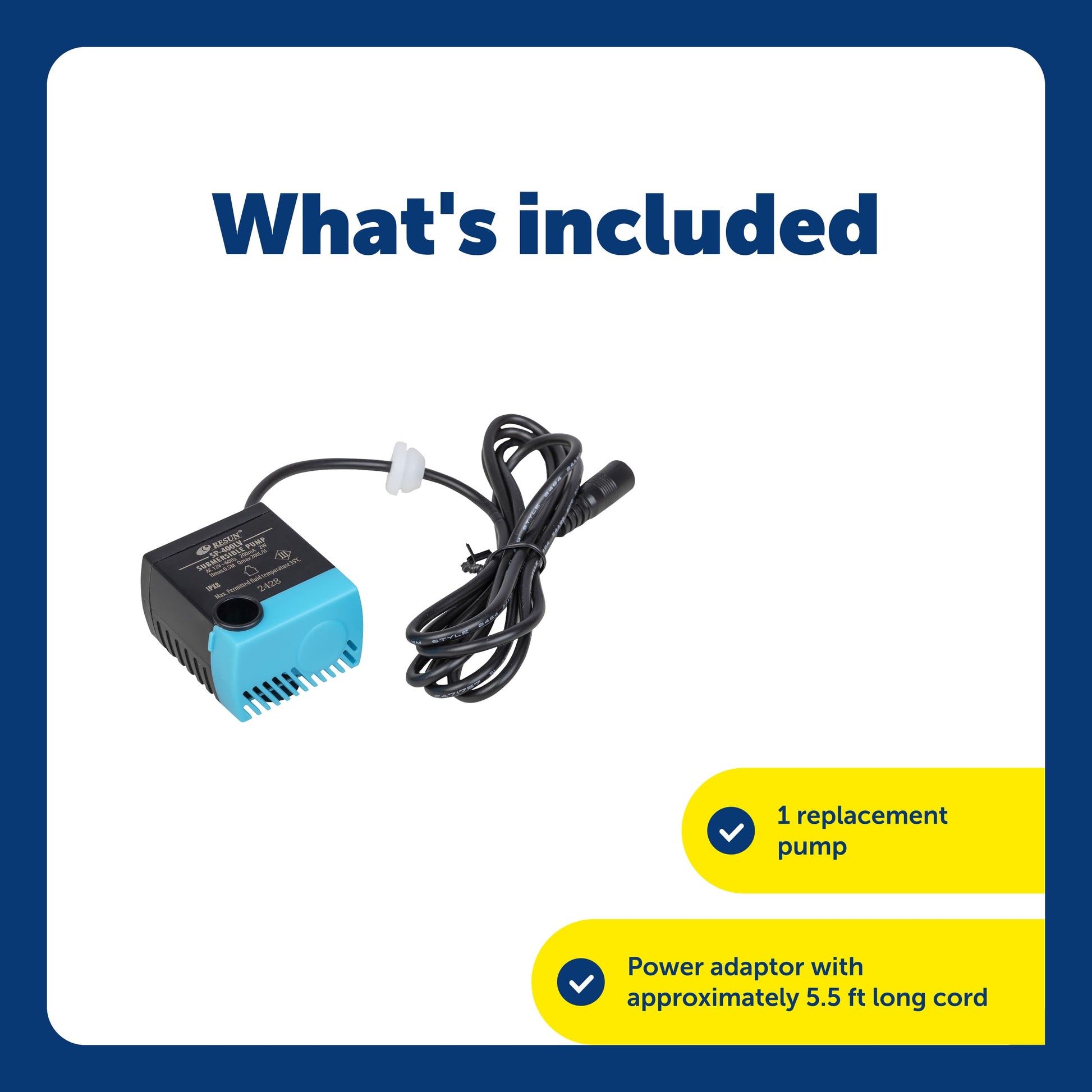 Buy now PetSafe Drinkwell Replacement Pump - Reliable OEM Replacement - Drinkwell Pump Accessory - Includes Power Adaptor - Silent Operation for a Calm Pet Environment - Easy to Clean at indiglob india