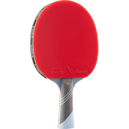 JOOLA Omega Speed - Table Tennis Racket for Advanced Training with Flared Handle - Tournament Level Ping Pong Paddle with Vizon Table Tennis Rubber- Designed for Speed