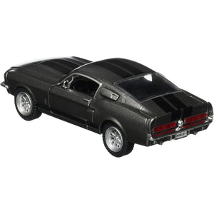 KiNSMART - 1967 Ford Shelby Mustang GT500 1:38 Scale 5" Die Cast Metal Model Toy Muscle Car (Grey)