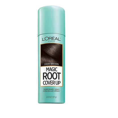 L'Oreal Paris Magic Root Cover Up Gray Concealer Spray, Medium Brown, 2 Oz(Packaging May Vary)