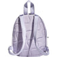 adidas Linear Mini Backpack Small Travel Bag Discontinued, Purple Tint/White, OSFA