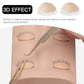 Pretty memory Lash Mannequin Head with 2 Pairs of Removable Practice Eyelids, Realistic Eyelash Mannequin Head, Soft-Touch Lash Extension Supplies for Practice