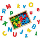 Melissa & Doug 52 Wooden Alphabet Magnets in a Box - Uppercase and Lowercase Letters