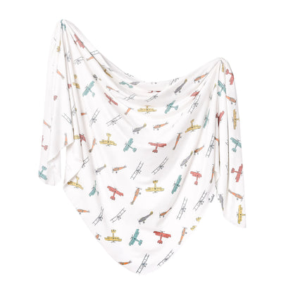 Buy now Copper Pearl Large Premium Knit Baby Swaddle Receiving Blanket Ace at indiglob india