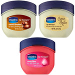 Buy now Vaseline Lip Therapy Variety 3-Pack – Crème Brûlée, Rosy Lips, Cocoa Butter Mini Lip Balms for Soft, Glowing, and Deliciously Kissable Lips, 0.25 Oz Ea at indiglob india