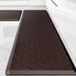 Kitchen Mat [2 PCS] Cushioned Anti-Fatigue Floor Mat, Waterproof Non-Skid Ergonomic Comfort Foam Rugs, Standing Mat for Kitchen, Floor,Office, Sink, Laundry(Grey)