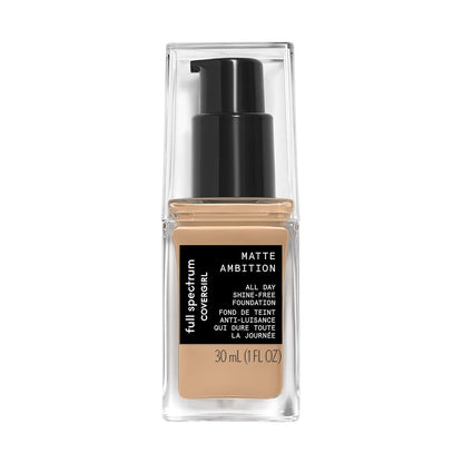 COVERGIRL Matte Ambition, All Day Foundation, Medium Cool 1, 1.01 Ounce
