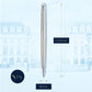 Waterman Hémisphère Ballpoint Pen | Stainless Steel with Chrome Trim | Medium Point | Blue Ink | Gift Box