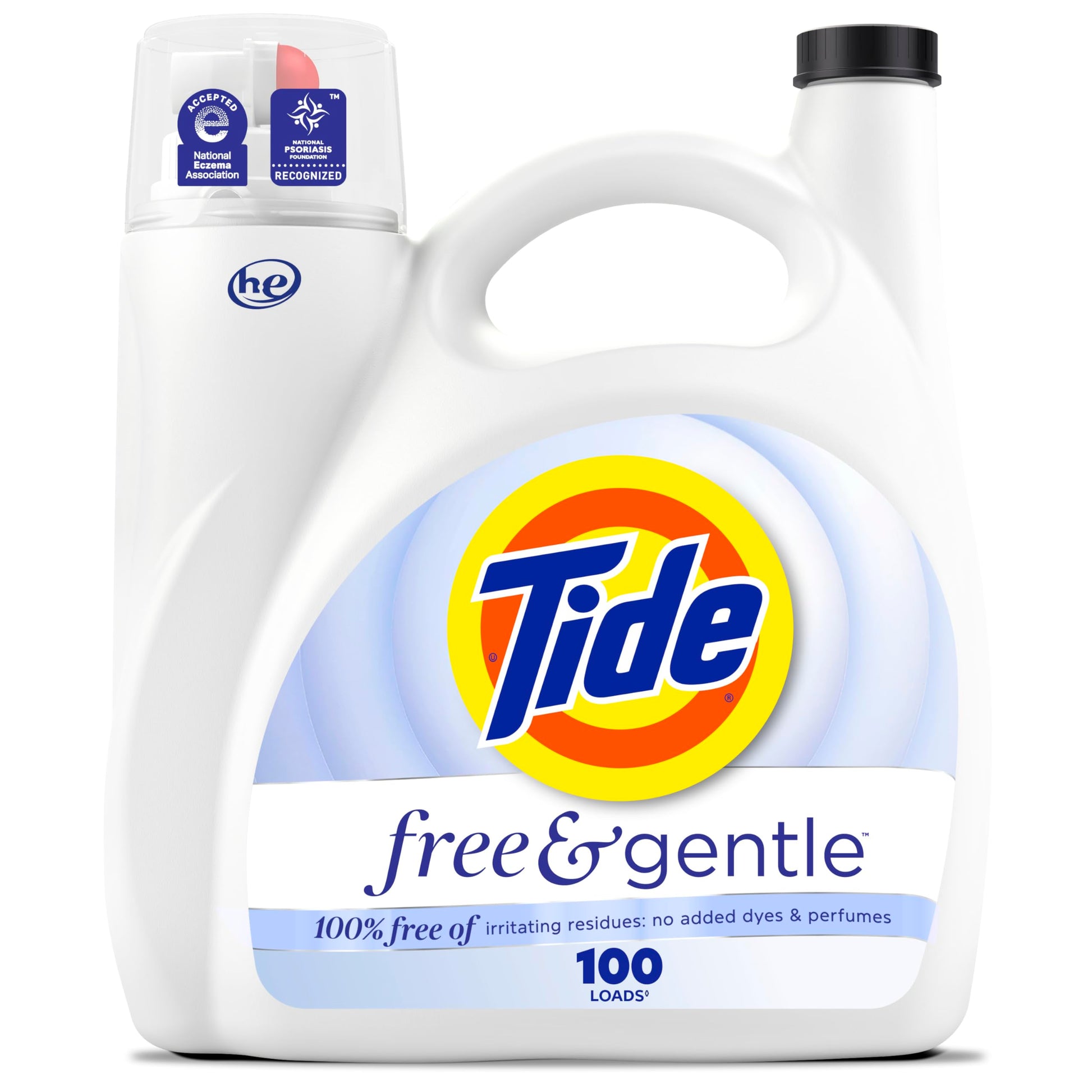 Buy now Tide Free & Gentle Liquid Laundry Detergent, Unscented, 1.47 L (32 Loads) at indiglob india