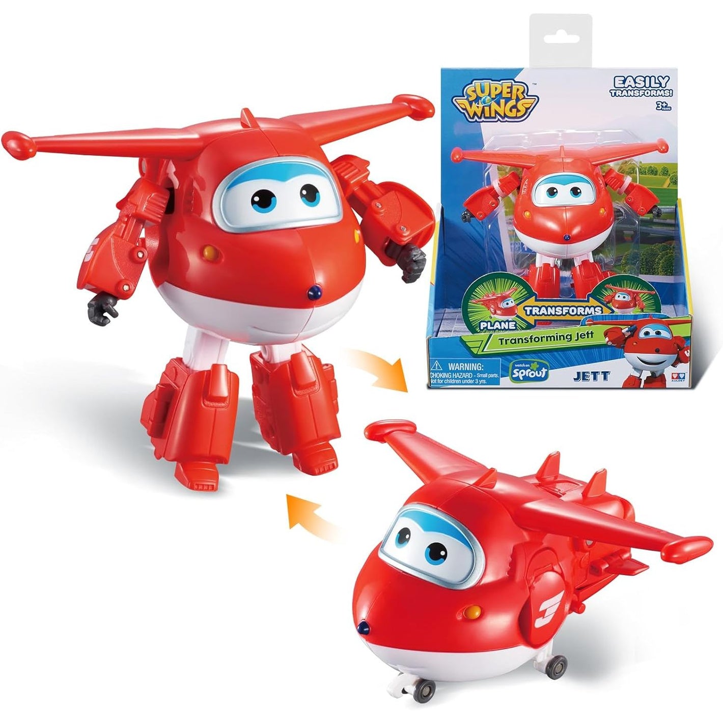 Super Wings - Transforming Jett 5" Scale