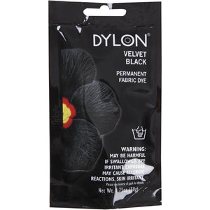 DYLON 87000-12 Permanent Fabric Dye, 1.75 oz, Velvet Black