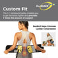 Adjustable Back Brace with 5-to-1 Compression Pulley System for Lumbar Support & Back Pain - Immediate Relief from Sciatica, Scoliosis, Bulging/Herniated Disc - Lightweight/Breathable, X-Large