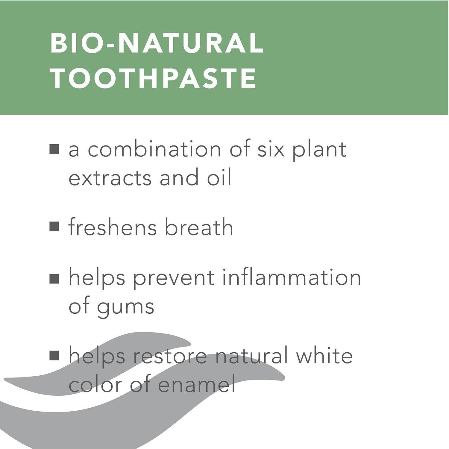 BIO-Natural with Herbs Fluoride Free Toothpaste for Sensitive Teeth and Gums, 75 ml - My Store