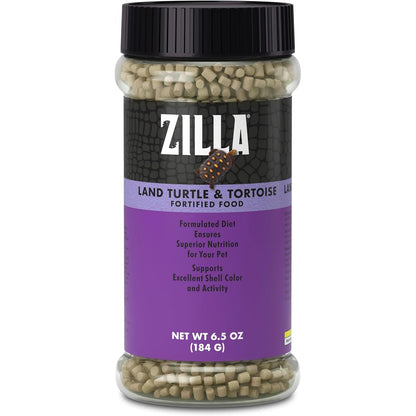 Zilla Land Turtle and Tortoise Extruded Food Pellets 6.5 Ounces