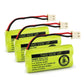 Buy now BT183342/BT283342 2.4V 800mAh Ni-MH Battery Pack, Compatible with AT&T VTech Cordless Phone Batteries BT166342/BT266342 BT162342/BT262342 CS6709 CS6609 CS6509 CS6409 EL52100 EL50003 (Pack 2) Pack 3 at indiglob india