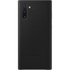 Samsung Galaxy Note10 Case, Leather Back Protective Cover - White (US Version with Warranty) - EF-VN970LWEGUS - Black